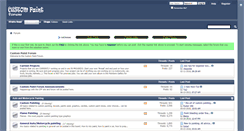 Desktop Screenshot of custompaintforum.com
